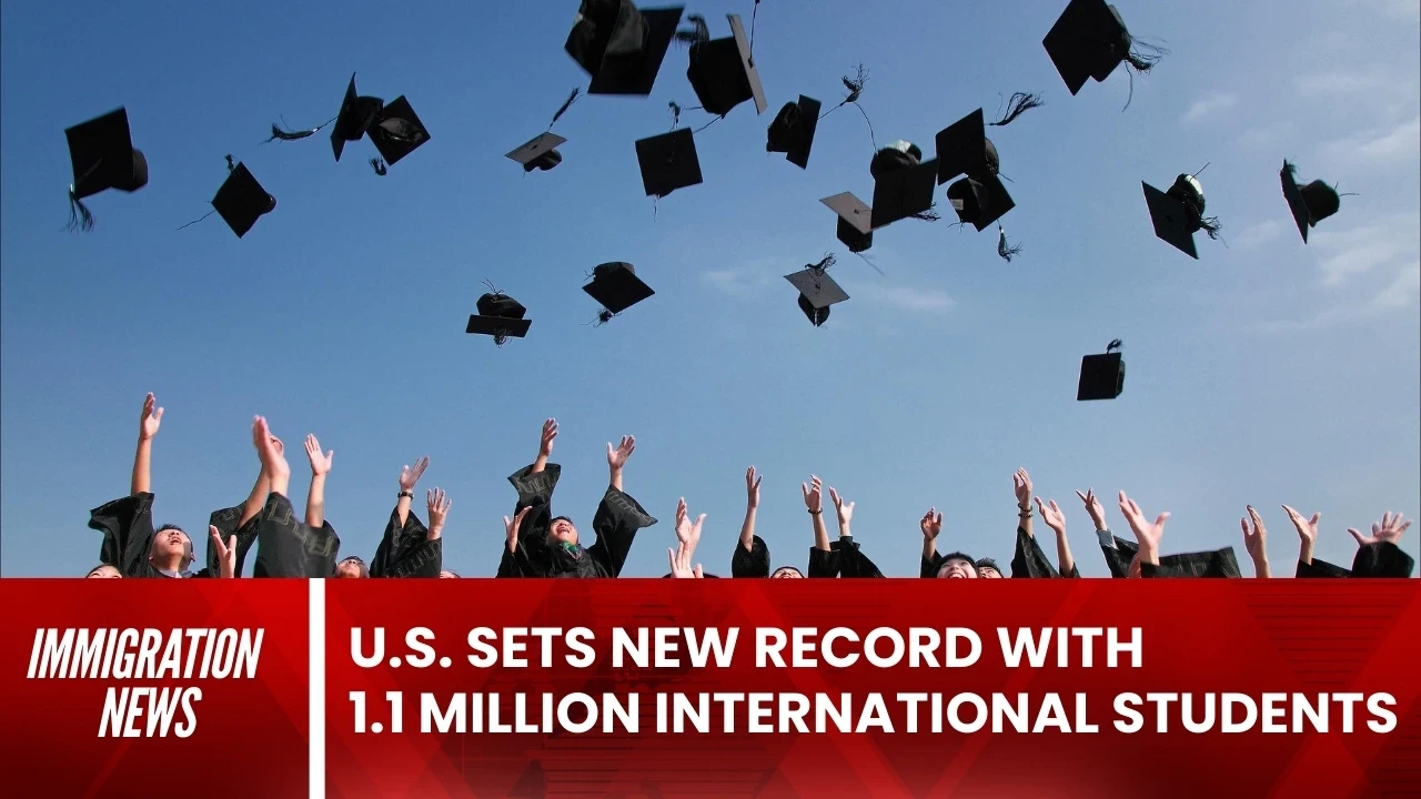 U.S. Sets New Record with 1.1 M International Students